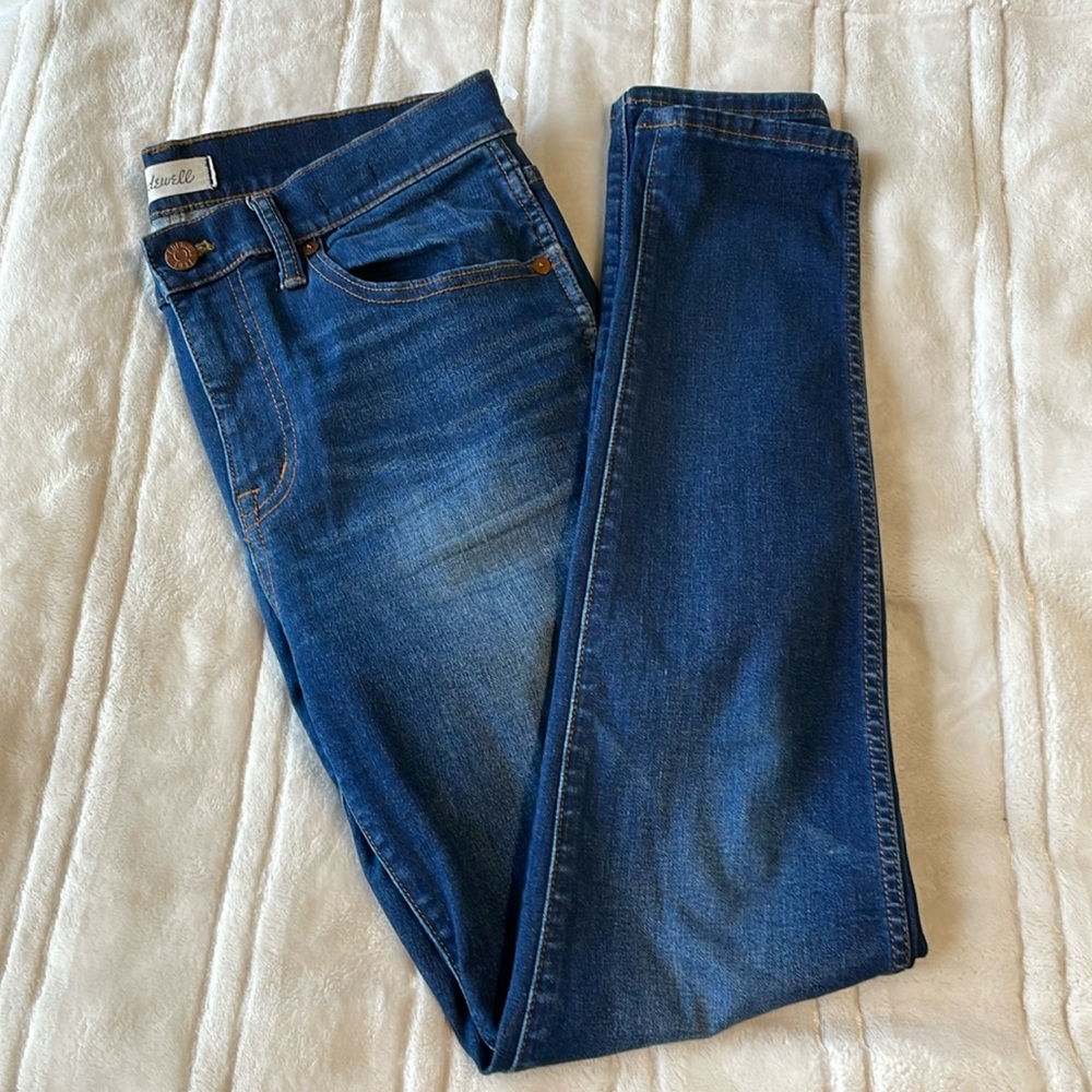 Madewell 9” high-rise skinny skinny dark wash jeans size 29